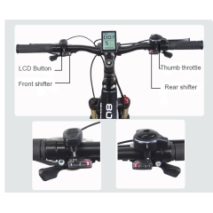 Factory Direct Cheap Aluminium Alloy Electric Bicycle 24 Speed 48V 250W Hub Motor Electric Moutain Bike E Bike MTB  For Sales