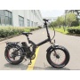 Full Suspension 48V 500W Foldable Electric Motor Cycle 20