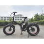 Full Suspension 48V 500W Foldable Electric Motor Cycle 20