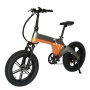 Exclusive Patent 48V 500W Magnesium Alloy Full Suspension Fat Tire Full Electric Bike Integrated Molding Frame Folding Bike
