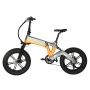 Exclusive Patent 48V 500W Magnesium Alloy Full Suspension Fat Tire Full Electric Bike Integrated Molding Frame Folding Bike