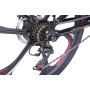 21 Speed 48V 250W 350W Ebike Black White Folding Electric Bike With CE Certificate