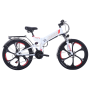 21 Speed 48V 250W 350W Ebike Black White Folding Electric Bike With CE Certificate