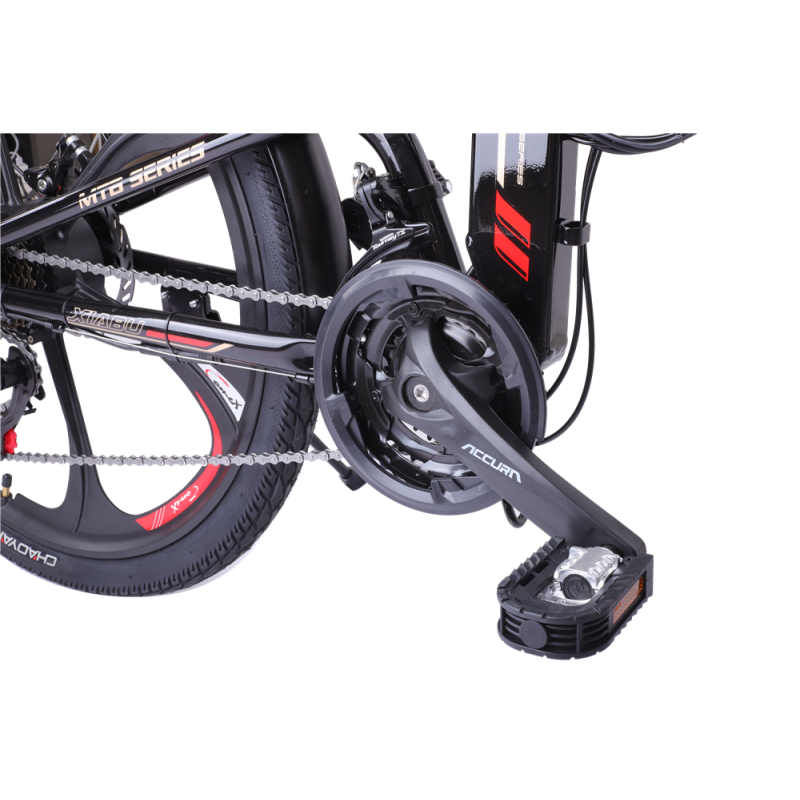 21 Speed 48V 250W 350W Ebike Black White Folding Electric Bike With CE Certificate