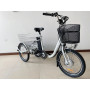 OEM Cheap Electric Cargo Tricycle 350W Motorized 3-Wheel Bike with 20Inch Tires Open-Body Steel for Elderly 30km Drive Mileage