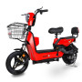 Strong Practical Electric Bicycle 48V 500W Moped Style Electric Bike With Basket and Backrest Ideal For City Shopping