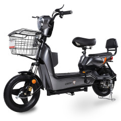 Strong Practical Electric Bicycle 48V 500W Moped Style Electric Bike With Basket and Backrest Ideal For City Shopping
