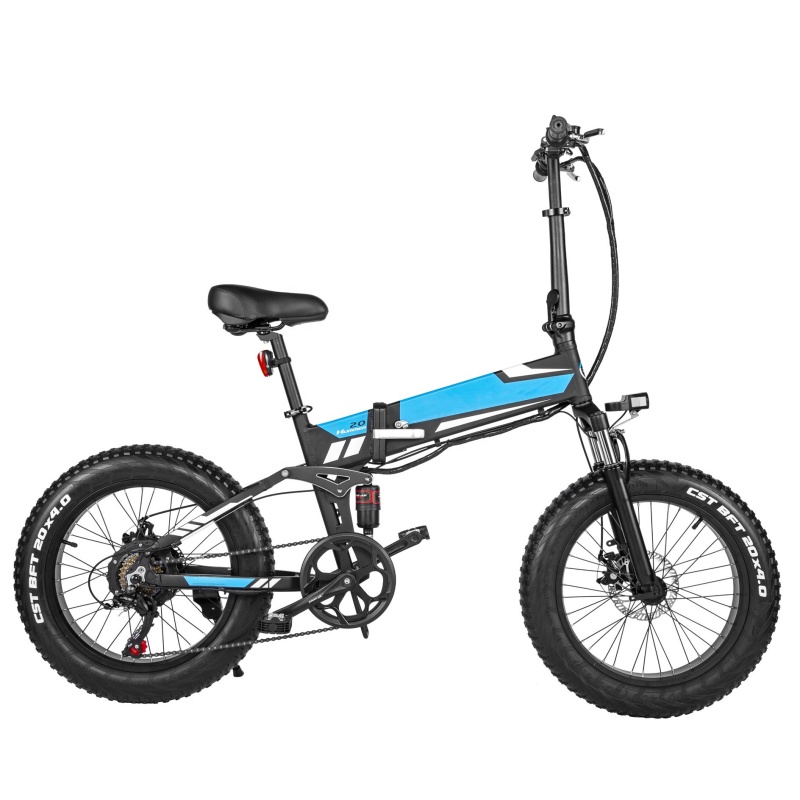 Long Range 48V 500W Full Suspension 20x4.0 Fat Electric Snow Bike With Max 21Ah Big Battery Electric Bicycle Good Price