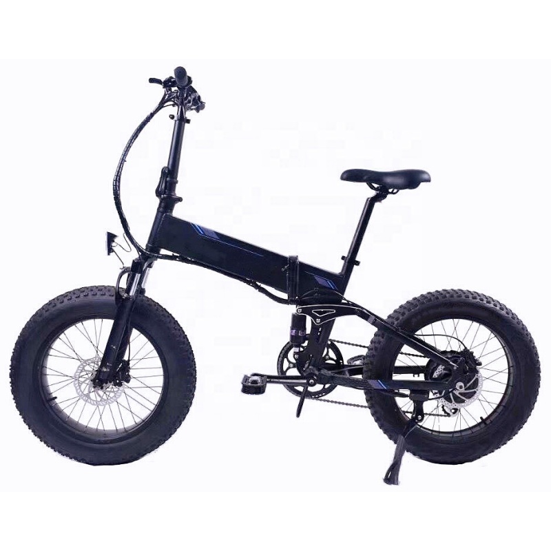 Long Range 48V 500W Full Suspension 20x4.0 Fat Electric Snow Bike With Max 21Ah Big Battery Electric Bicycle Good Price