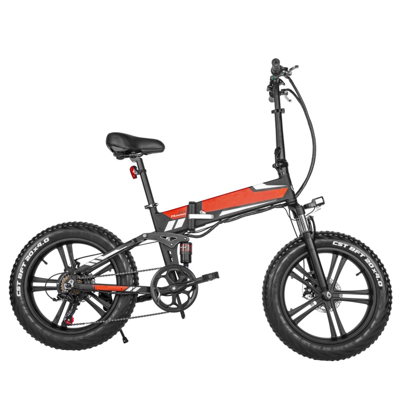 Long Range 48V 500W Full Suspension 20x4.0 Fat Electric Snow Bike With Max 21Ah Big Battery Electric Bicycle Good Price