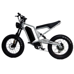 New Design 60V 1000W Electric Dirt Bike Fat Tire Moped Bike Peak 1500W Utility Bike Electric Racing Bicycle X20