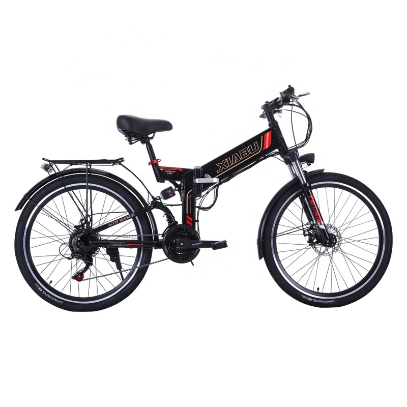 2019 Promotional Low Cost 26 Inches Electric Bike Foldable Lithium Battery E Bike With 3*7 Speed Gears