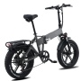 48V 750W Full Suspension Electric Bicycle 20 Inch Fat Tire Folding El Bike Fatbike Max Speed Power E Bicycle