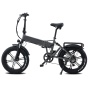 48V 750W Full Suspension Electric Bicycle 20 Inch Fat Tire Folding El Bike Fatbike Max Speed Power E Bicycle