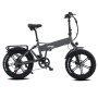 48V 750W Full Suspension Electric Bicycle 20 Inch Fat Tire Folding El Bike Fatbike Max Speed Power E Bicycle