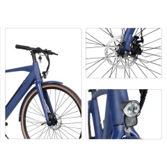 High Quality 700C 28 Inch Road Bike Gates Carbon Belt Drive Electric Off Road Bike Cool Electric Cycle