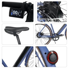 High Quality 700C 28 Inch Road Bike Gates Carbon Belt Drive Electric Off Road Bike Cool Electric Cycle