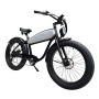 1000W Beach Cruiser Bicycle 26 Inch Retro Electric Heavy Bike Hybrid Bike Retro Ebike With 20Ah Hidden Battery