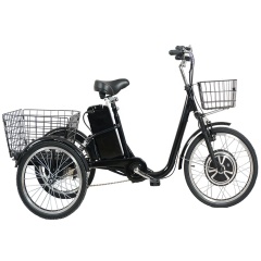 Cheap 250W Electric 3 Wheel Bike 36V Lithium Battery Tricycle E Tricycle Electric Adult Tricycle For Handicapped