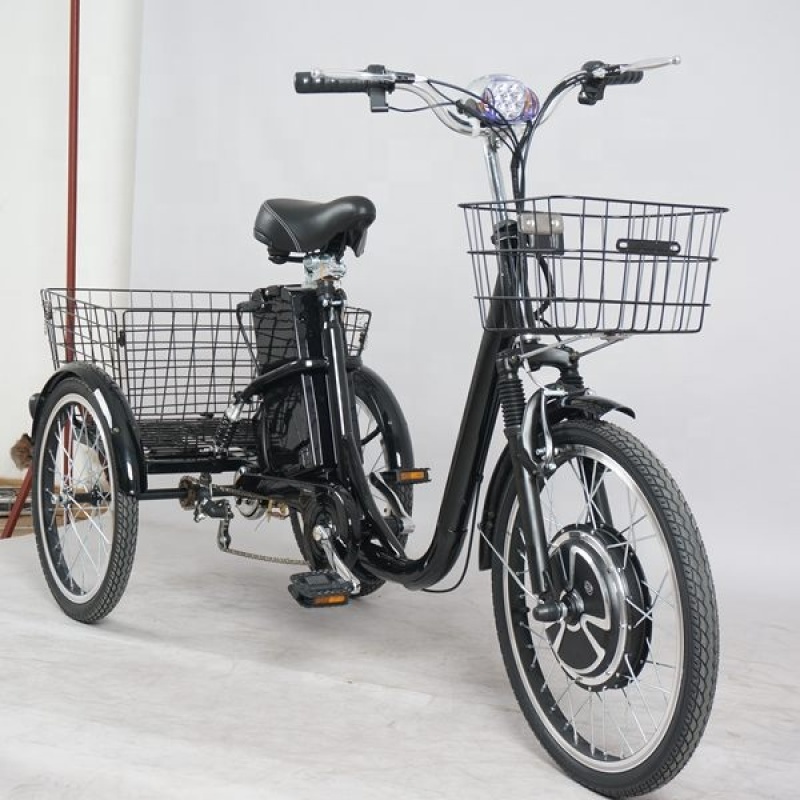 Cheap 250W Electric 3 Wheel Bike 36V Lithium Battery Tricycle E Tricycle Electric Adult Tricycle For Handicapped