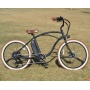 Vintage Electric Beach Cruiser Bicycle 48V 500W Beach Cruiser Electric Bike Ebike Beach Cruiser With 26