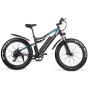 2021 New Arrival Adult Electric Bike Fat Tyre E Bike Mountain 1000W 48V Full Suspension Electric Bicycle 1000W
