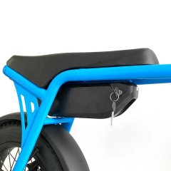 Super Bright Blue 500W 750W Fat Tire Electric Bike 20X4.0 Unfoldable Fat E Bike Motorcycle Fast Than 73