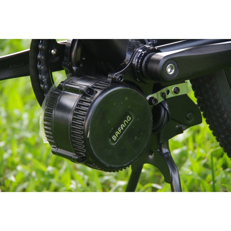 Ready To Ship 48V 350W Bafang Mid Drive Motor Electric Bicycle  9 Speed Gears E Bike MTB Electric Moutain Bike