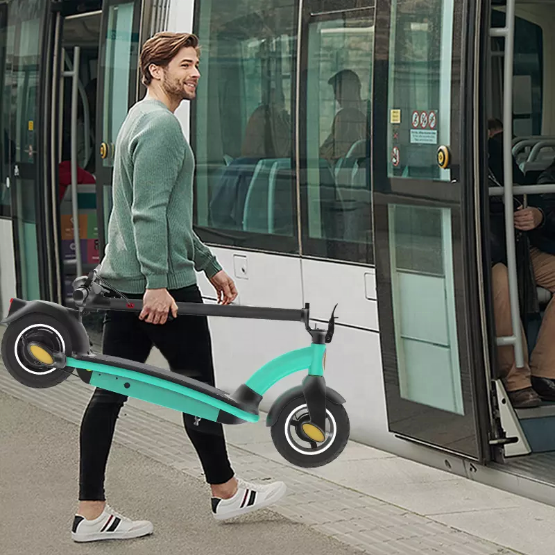 2023 New Design 350W Electric Scooter Adults 10 Inch Foldable E Scooter Off Road 500W Optional