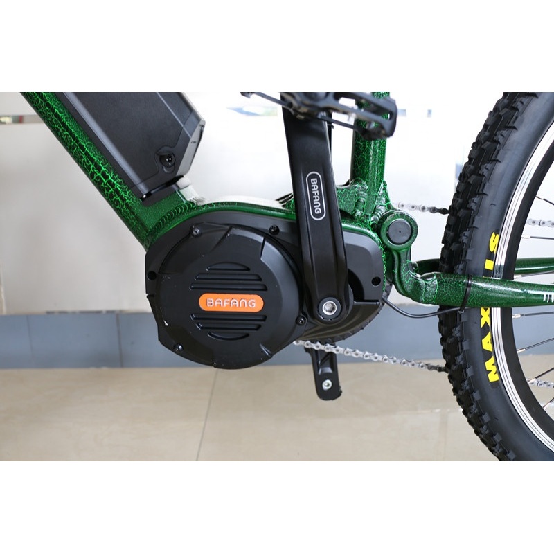 Bafang M620 1000W Mid Drive Motor Electric Bike Full Suspension E Bike G510 Hunting Bike With 48V 17.5Ah 21Ah Battery