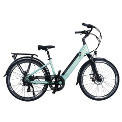 Cheap 48V 26Inch Electric Bicycle E Bike 350W City Bike Step Through Bici Elettrica With 9.6Ah Hidden Battery