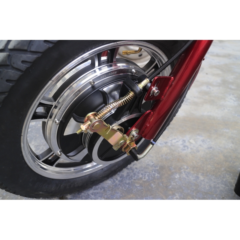 48V 500W High Power 3 Wheel Electric Scooter Reverse Adults Tricycles LED Light 12AH Battery Capacity 60km Range Per Charge