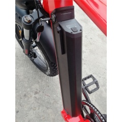 High Quality 20 Inch Fat Bike Electric 48V 500W Big Power Fatbike Electric Bicycle With 4.0 Fat Tires Long Seat
