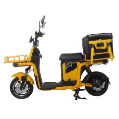 72V 1000W Long Range Food Delivery Electric Cargo Bike Pizza Delivery Scooter Bike With Big Box and Front Load