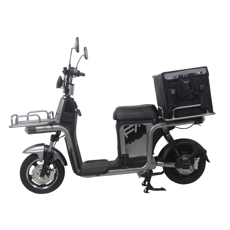 72V 1000W Long Range Food Delivery Electric Cargo Bike Pizza Delivery Scooter Bike With Big Box and Front Load