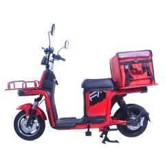 72V 1000W Long Range Food Delivery Electric Cargo Bike Pizza Delivery Scooter Bike With Big Box and Front Load