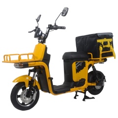 72V 1000W Long Range Food Delivery Electric Cargo Bike Pizza Delivery Scooter Bike With Big Box and Front Load