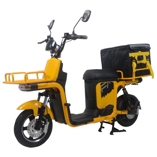 72V 1000W Long Range Food Delivery Electric Cargo Bike Pizza Delivery Scooter Bike mit Big Box und Front Load