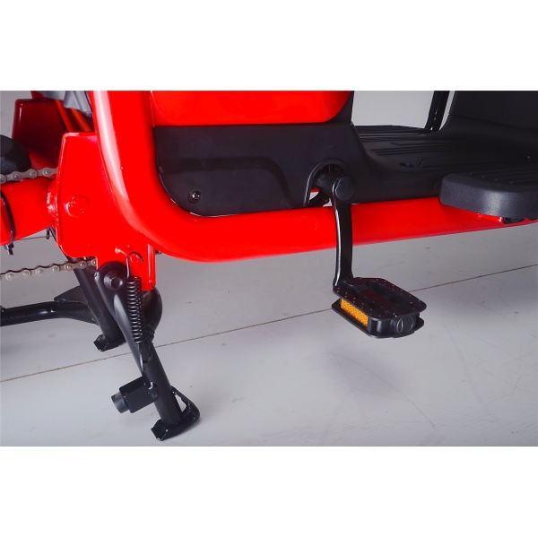 72V 1000W Long Range Food Delivery Electric Cargo Bike Pizza Delivery Scooter Bike mit Big Box und Front Load