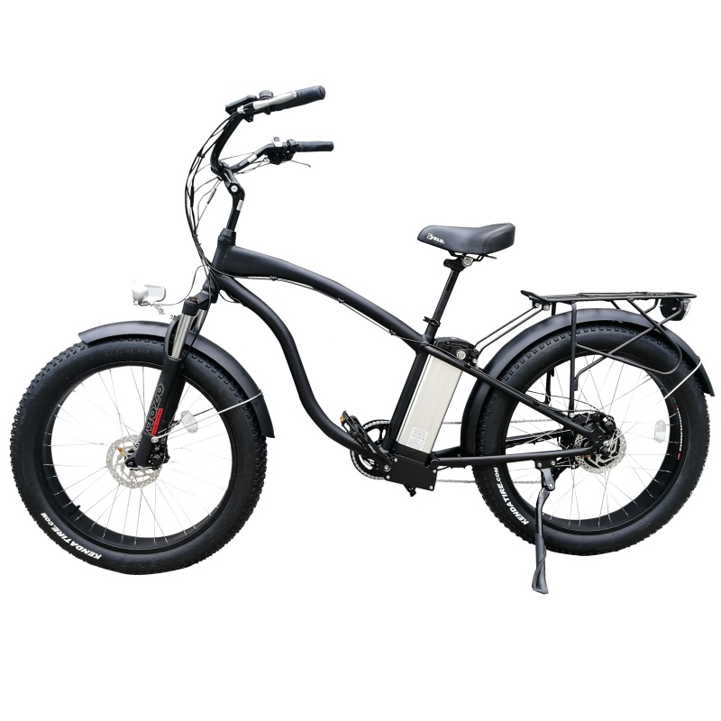 48V 1000w electric beach cruiser bicycle beach cruiser electric bike with 26