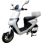 3 Speed Pedal Assist Electric Scooter 1000W 60V Long Range Electric Motorcycle Moped With Full Color LCD Display