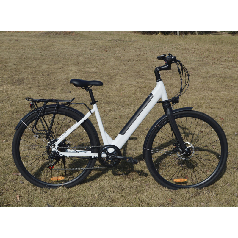2021 New Arrival 700C 28 Inches Lady City Electric Bicycle 36V 250W Light Weight E-Bike 36V Hidden Battery