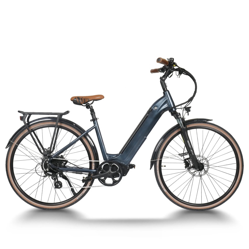 New Arrival 36V 250W Urban Electric City Bike 700C Retro Bicycle Step Through E Bike With Shimano 8 Speed Gears