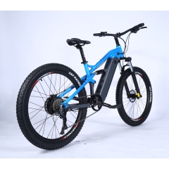48V 500W 750W 1000W Mountain E Bike 27.5 Inch Full Suspension E-Bike MTB Electric Bike With Long Range 960Wh Battery