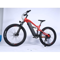 48V 500W 750W 1000W Mountain E Bike 27.5 Inch Full Suspension E-Bike MTB Electric Bike With Long Range 960Wh Battery