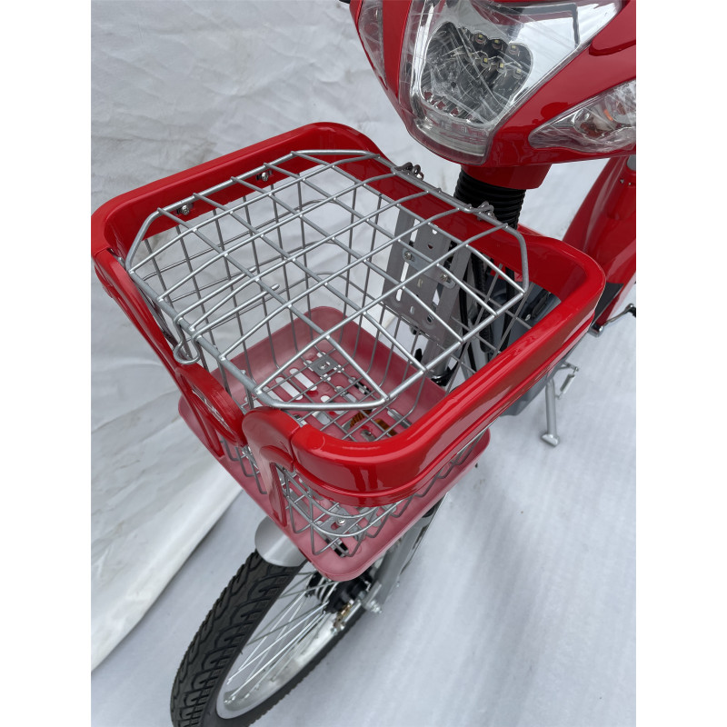 24-Inch 350W E-Bike Electric City Bike Front Suspension Fork Drum Brakes Various Specifications Low Price LCD 48V Motor Power