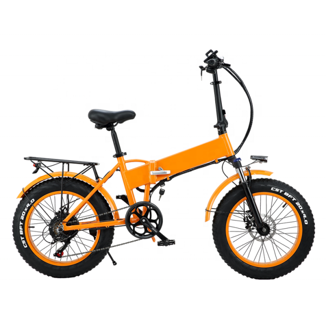 20 inch folding ebike 48V 500W cheap fat tire bicycle electric bike folding electronic bike with hidden battery