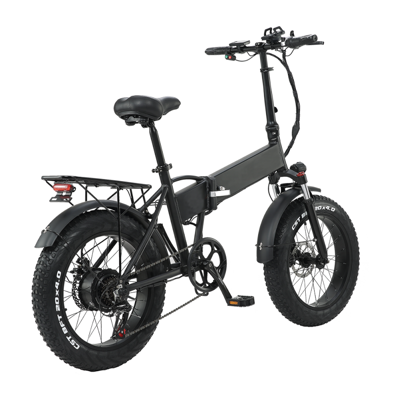20 inch folding ebike 48V 500W cheap fat tire bicycle electric bike folding electronic bike with hidden battery