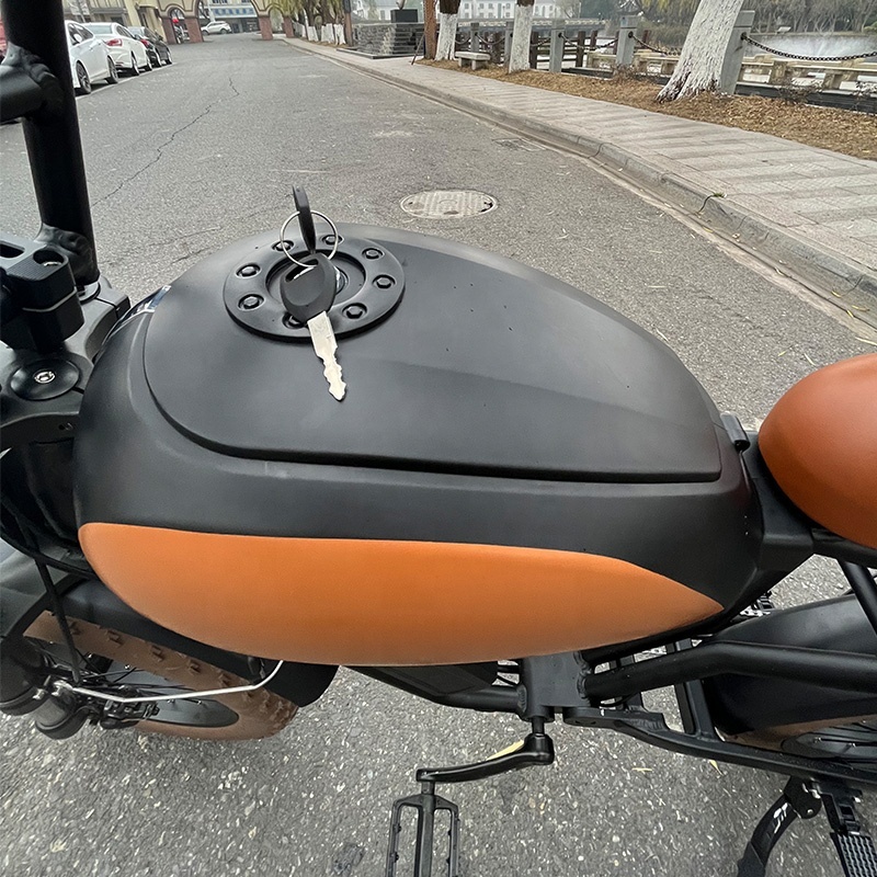 Super Cool Retro Ebike Bafang 1000W Full Suspension Fat Tire Moped Style Battery Bike Patent Design Better Than 73