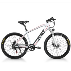 Super Light Stylish 48V 350W Electric Mountainbike Chopper Bike Electric Sports Bike With Removable 48V LG Battery 26 27.5 inch